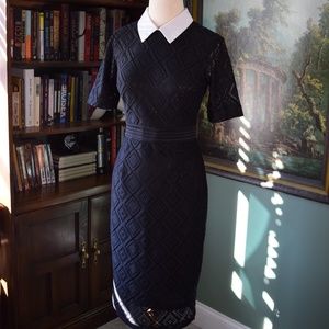 NY&Co Geometric Dress with Collar